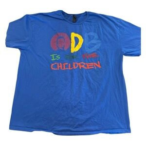 ODB Wu Tang Clan Blue Short Sleeve Tee Vibrant Graphic Design 3XL
